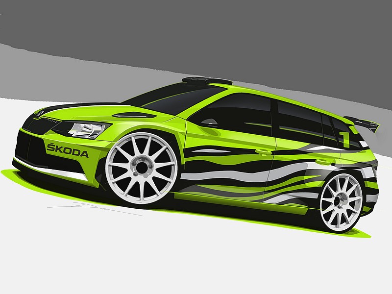 Showcar Škoda Fabia R5 Combi